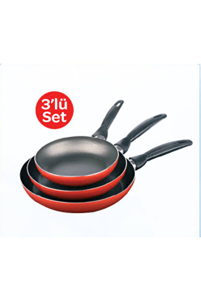Mehtap 3-Piece Pan Set 18 22 26 cm Red or Purple