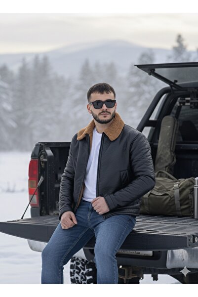 KINGAF جلد فرو كامل للرجال