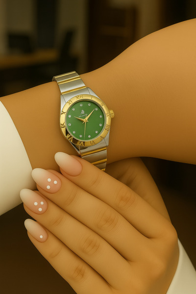 PW POLO WHITE ساعة اليد النسائية