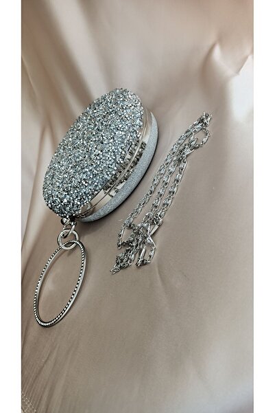 Gül Karatekin Rochie de seara Crystal Stone Geanta portofoliu dama rotunda