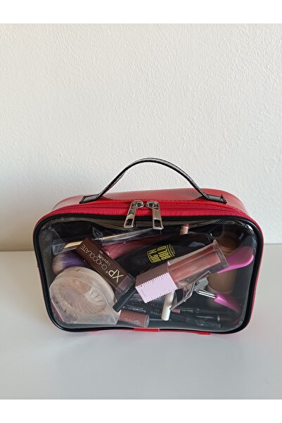 Maykis Women's Makeup and Travel Bag with Transparent Cover