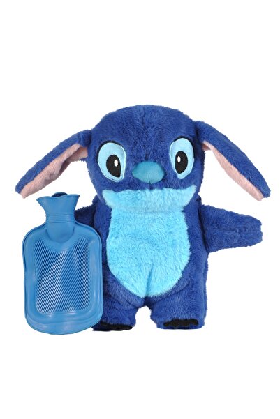 toysme Stitch Peluş Sıcak Su Torbası (Stitch Anahtarlık HEDİYE) Yumuşak Kılıf – Çocuk & Yetişkin Kullanımı