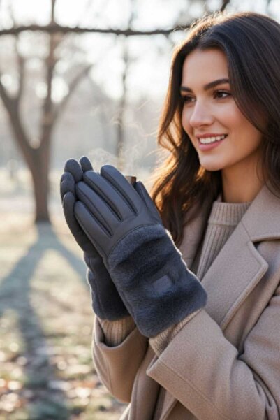 Aware Time Women's Fur Gloves