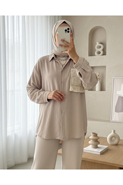 Modamorfo Knitted Pocket Buttoned Ayrobin Shirt