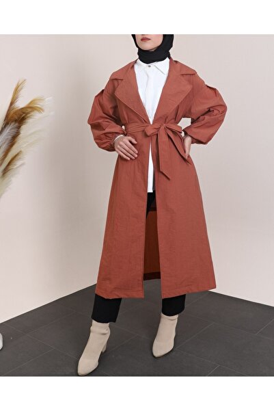 Modamorfo Καμπαρντίνα με ελαστικό μανίκι και επένδυση - Πλακάκι