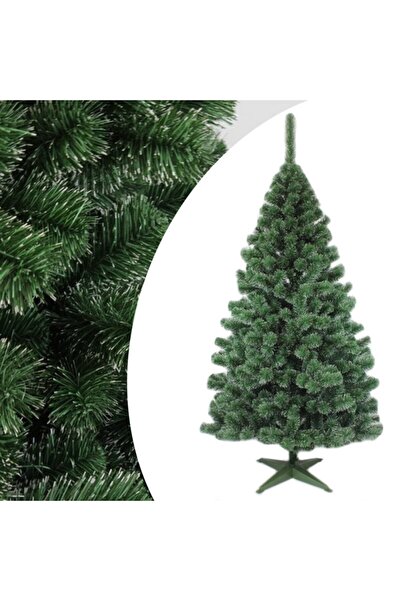 PROCART Artificial fir tree, Cashmere Pine 200 cm green, thin needles with white tips, stand