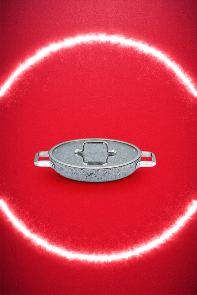 Brioni Stone-Age 22 cm Non-Scratch Fireproof Non-Stick Induction Cookware