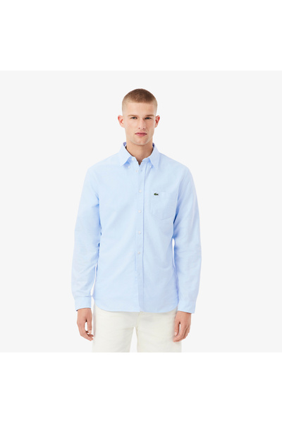 Lacoste قميص أكسفورد بقصّة عادية - CH1911-00-F6Z