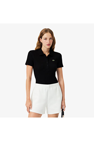 Lacoste قميص بولو قطني مضلع بقصة Slim Fit L.12.D - DF5377-00-031