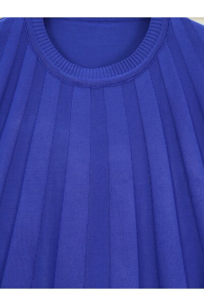 Modamorfo Трикотажна туніка з розрізом і візерунком у вигляді віяла - Saks