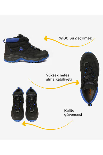 Greyder Erkek Çocuk Siyah Saks Su Geçirmez Outdoor Bot 5K5GB00170