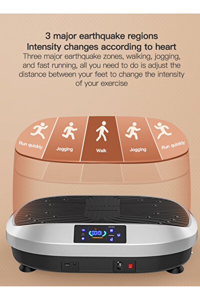 sharpdo Vibration Plate Exercise Machine for Home Fitness w/ Loop Bands