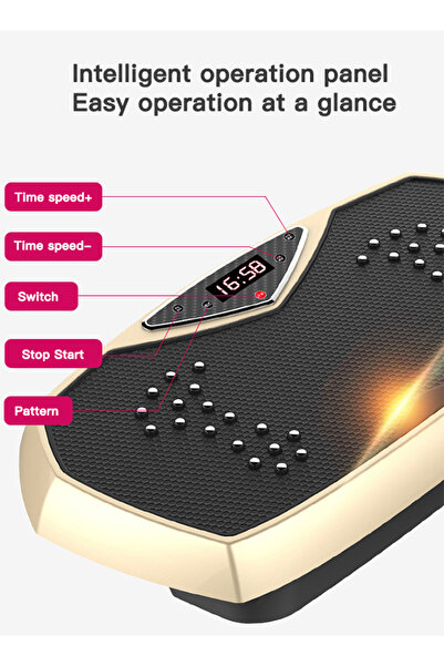 sharpdo Vibration Plate Exercise Machine - Whole Body Vibration with Loop Bands