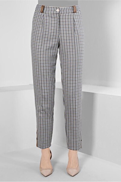 Alvina PANTALONI CU MODEL CU PĂRĂ DE GÂNZĂ 70443