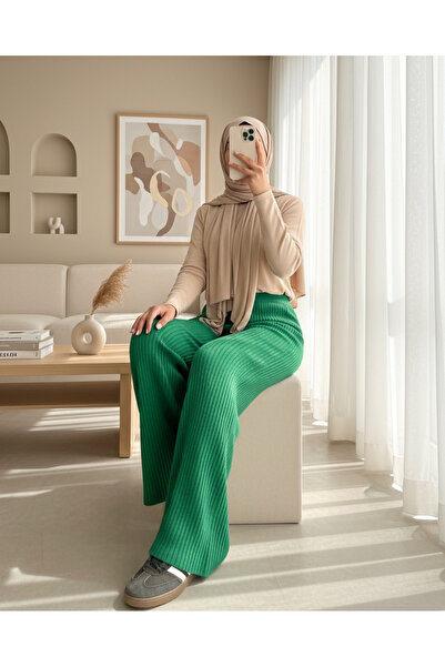 Modamorfo Фітіль Тріко Пантолон - Єşil