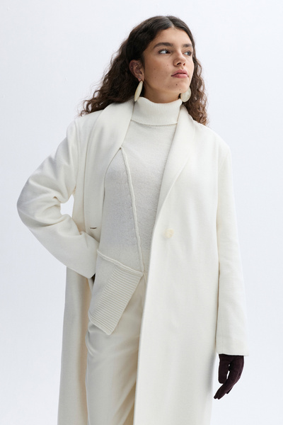 Mudo Stand-Up Collar Long Coat