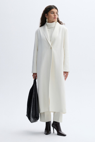 Mudo Stand-Up Collar Long Coat