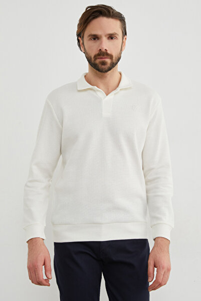 Fulla Moda Embossed Printed Polo Neck Bodysuit