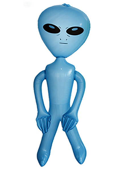 Generic Inflatable Alien Party Decoration - Perfect for Birthdays, Halloween, and Themed Parties