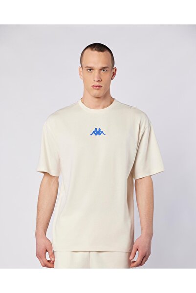 Kappa Jose Tee Erkek Ekru Regular Tişört