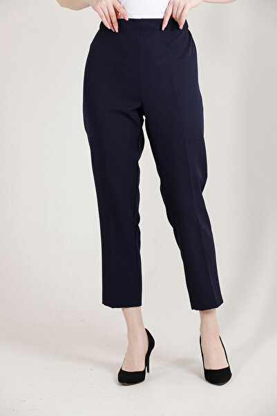 Balenbi Women's Large Size Carrot Leg High Waist Lycra Trousers 1004