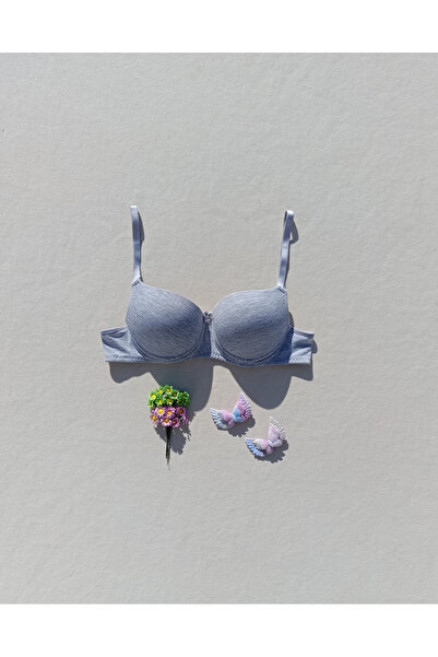 siyalife Бюстгальтер Push Up з наповнювачем, сірий, мікро