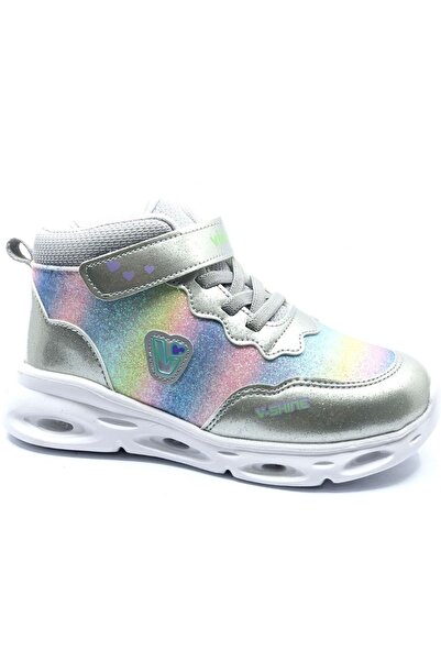 Vicco Poni Phylon Orthopedic Lighted Children's Boots Silver