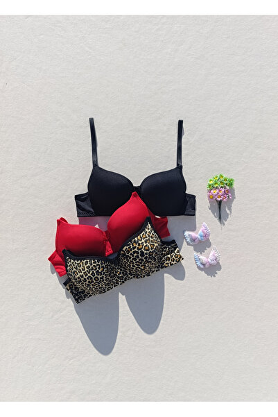 siyalife Push up Supported Padded 3-Piece Micro Bra