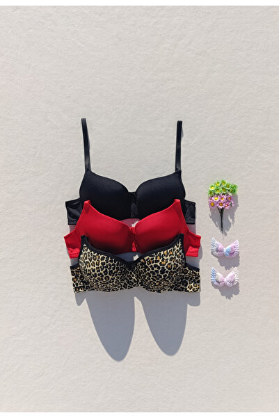 siyalife Push up Supported Padded 3-Piece Micro Bra