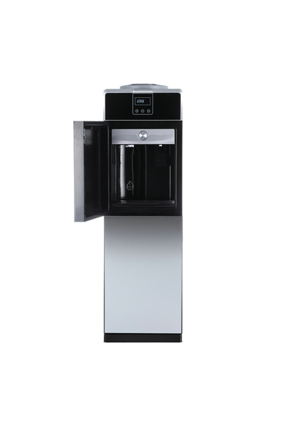 WINNINGSTAR Winning Star Water Dispenser, Top Loading, Hot & Cold, Stand, Bottom Storage, 550W, Silver, Model ST-6503