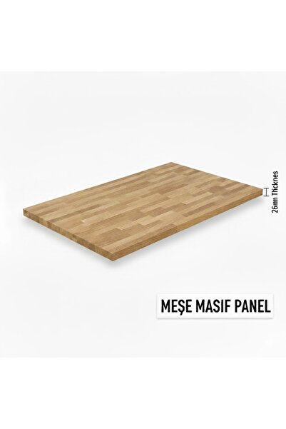 GLOPAN Meşe masif ahşap plaka 26x300x1200mm
