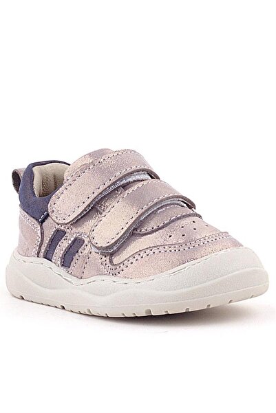 Rakerplus Schaggy Genuine Leather Shiny Powder Purple Baby Sneakers