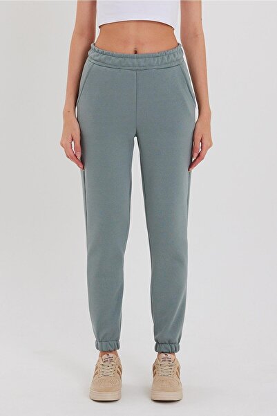 ESPİNA Γυναικείο πλεκτό φούτερ με τρεις κλωστές με λάστιχο στη μέση και στο πόδι Jogger