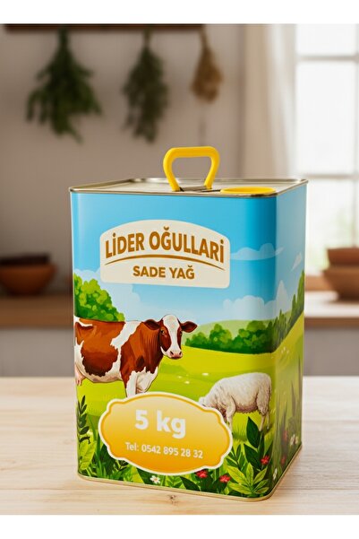 LiderErgene Lider Oğulları Sade Koyun Yağı 5 kg