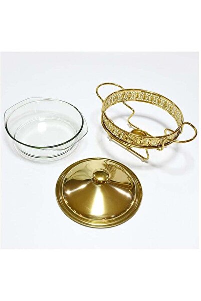 fulina Round Buffet Chafing Dish, 2L Stainless Steel Chafing Dish Buffet Chafer Set, Food Warmer(Silver)