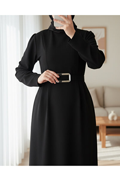 Modamorfo Φόρεμα με αγκράφα καρπούζι - μαύρο