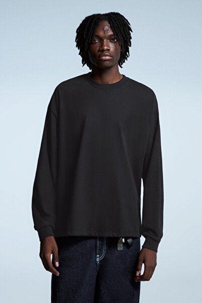 Bershka Boxy fit uzun kollu tişört