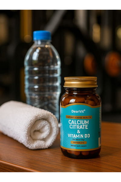 DEARVİT Dearvit Calcium Citrate & Vitamin D3 60 Tablets