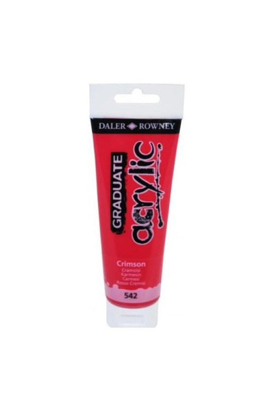 Daler Rowney Graduate Crimson 120 Ml. Akrilik Boya 542