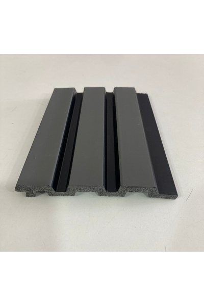 DEKORCUM Duvar Lambiri (RENK:ANTRASİT GRİ KALINLIK:12CM BOY:2.9MT EN:12CM)4 A...