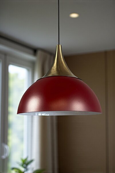 Bamyum Yimpi Vişne Çürüğü Avize Tekli Sarkıt Eskitme Kubbe Başlık Salon Mutfa...