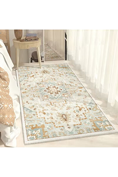 KEKE Luxurious Imitation Cashmere Rug Thick Soft Carpet 80X160 CM