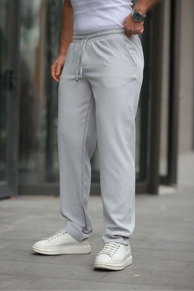 comstar Чоловічі модні штани з еластичним поясом і широкими штанинами