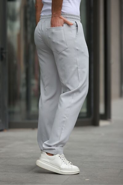 comstar Чоловічі модні штани з еластичним поясом і широкими штанинами