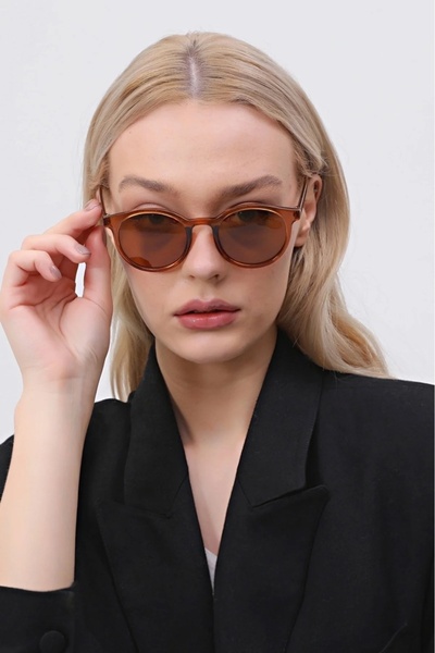 Olivier Philippe Brown Round Olivier Philippe Sunglasses