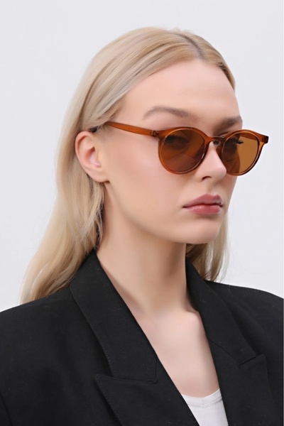 Olivier Philippe Brown Round Olivier Philippe Sunglasses