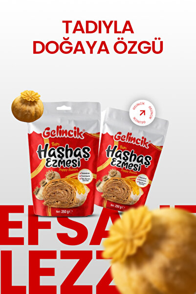Haşhaşcıgil Hamur Işlerinde Kahvaltılık Doğal 250gr Özel Üretim Sarı Haşhaş Ezmesi