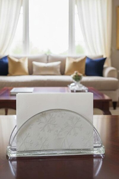 Paşabahçe Kristal El İmalatı Kar Tanesi Peçetelik 24325(Ürün Renksizdir)