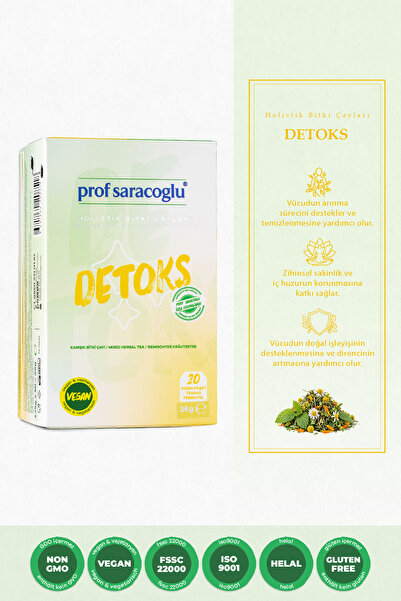 prof saracoglu Detoks Bitki Çayı 20'li