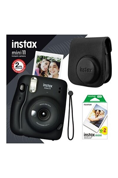 Fujifilm Instax Mini 11 Siyah Fotoğraf Makinesi Seti 4
